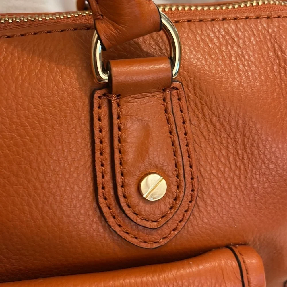 MICHAEL KORS-Margo satchel in burnt orange - NWT